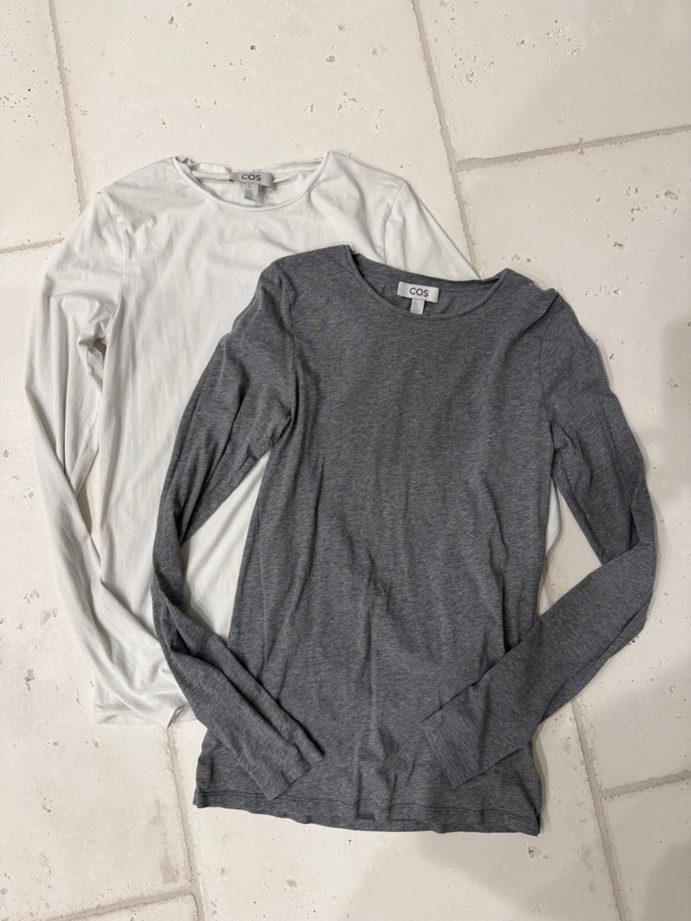 COS Bundle of 2 Slim Long-Sleeve Tops